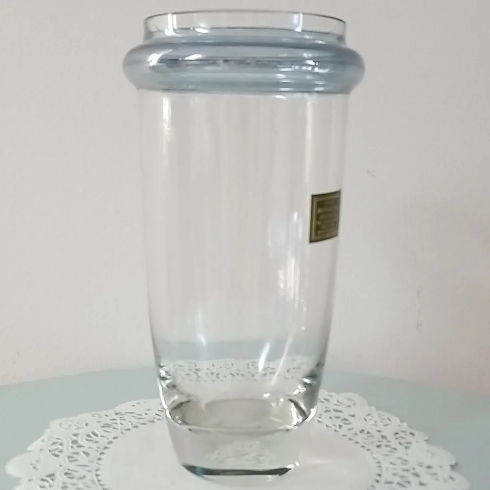 VTG Dansk Danish Modern Romanian Crystal Vase